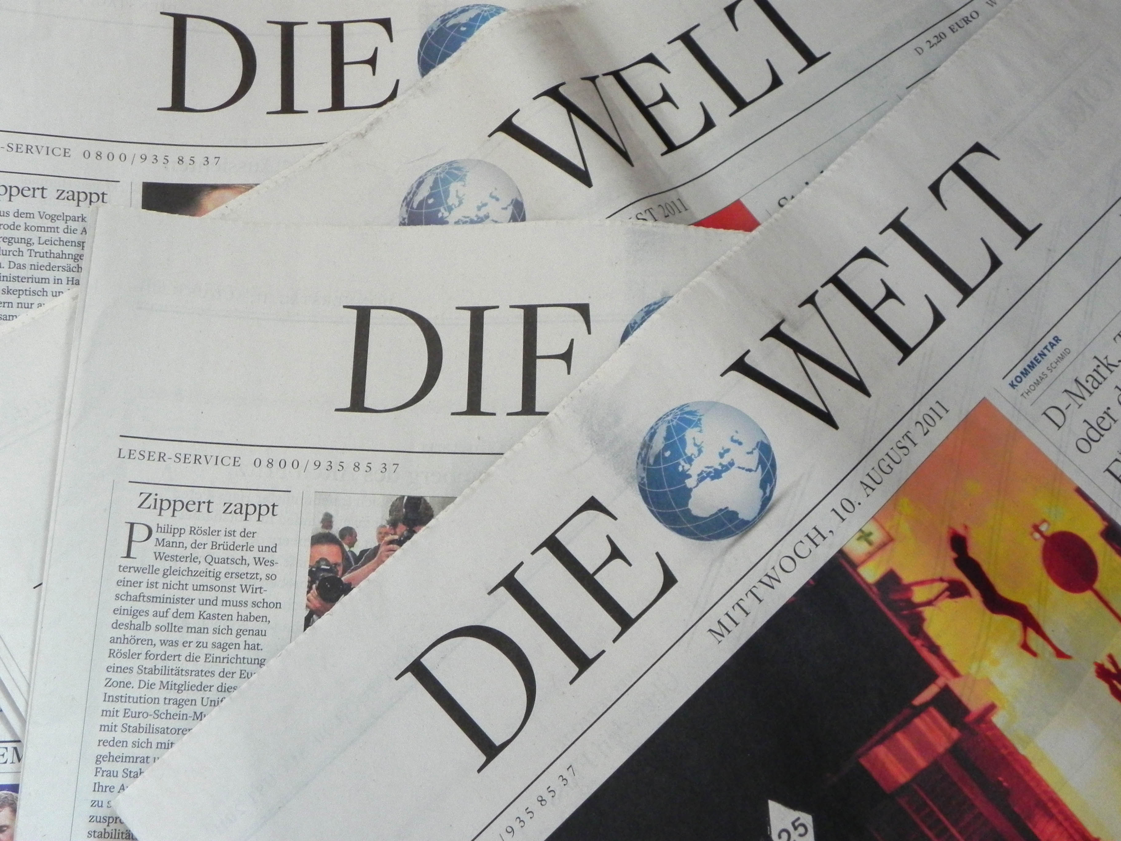 DIE WELT - eine Tageszeitung der Axel Springer AG | Foto: Martin Krauß