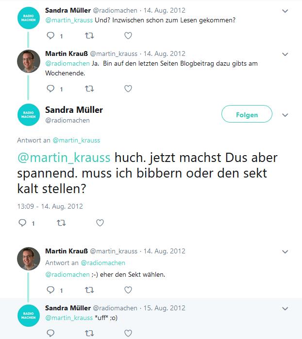 Screenshot: Tweet-Wechsel zwischen @martin_krauss und @radiomachen (Teil 2)